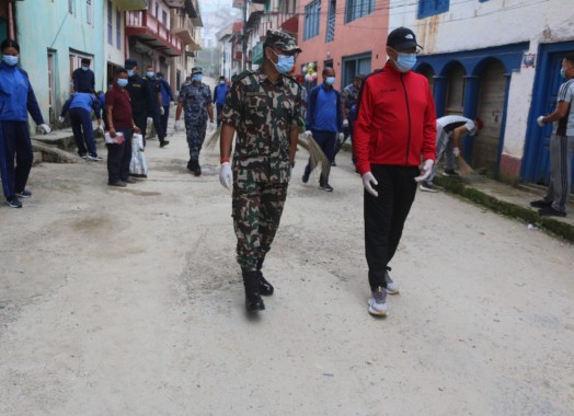 संविधान तथा राष्ट्रिय दिवस, २०८३ का अवसरमा  सरसफाई कार्यक्रम